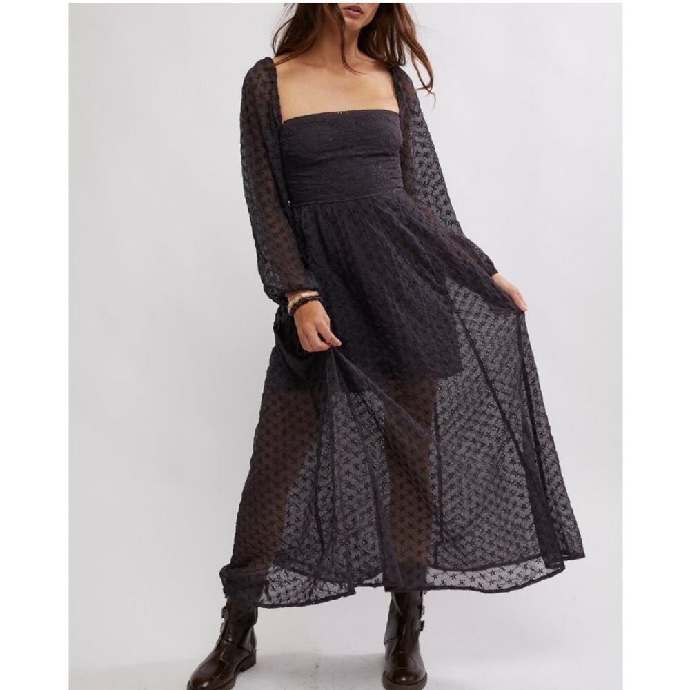 Free People Black Maxi Dress